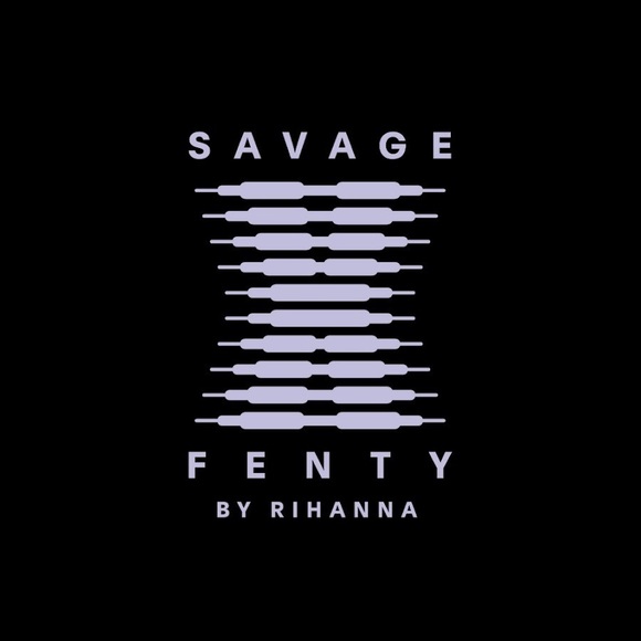 💜SAVAGE X FENTY Forever Jersey leggings Black & Lavender logo - Picture 10 of 11